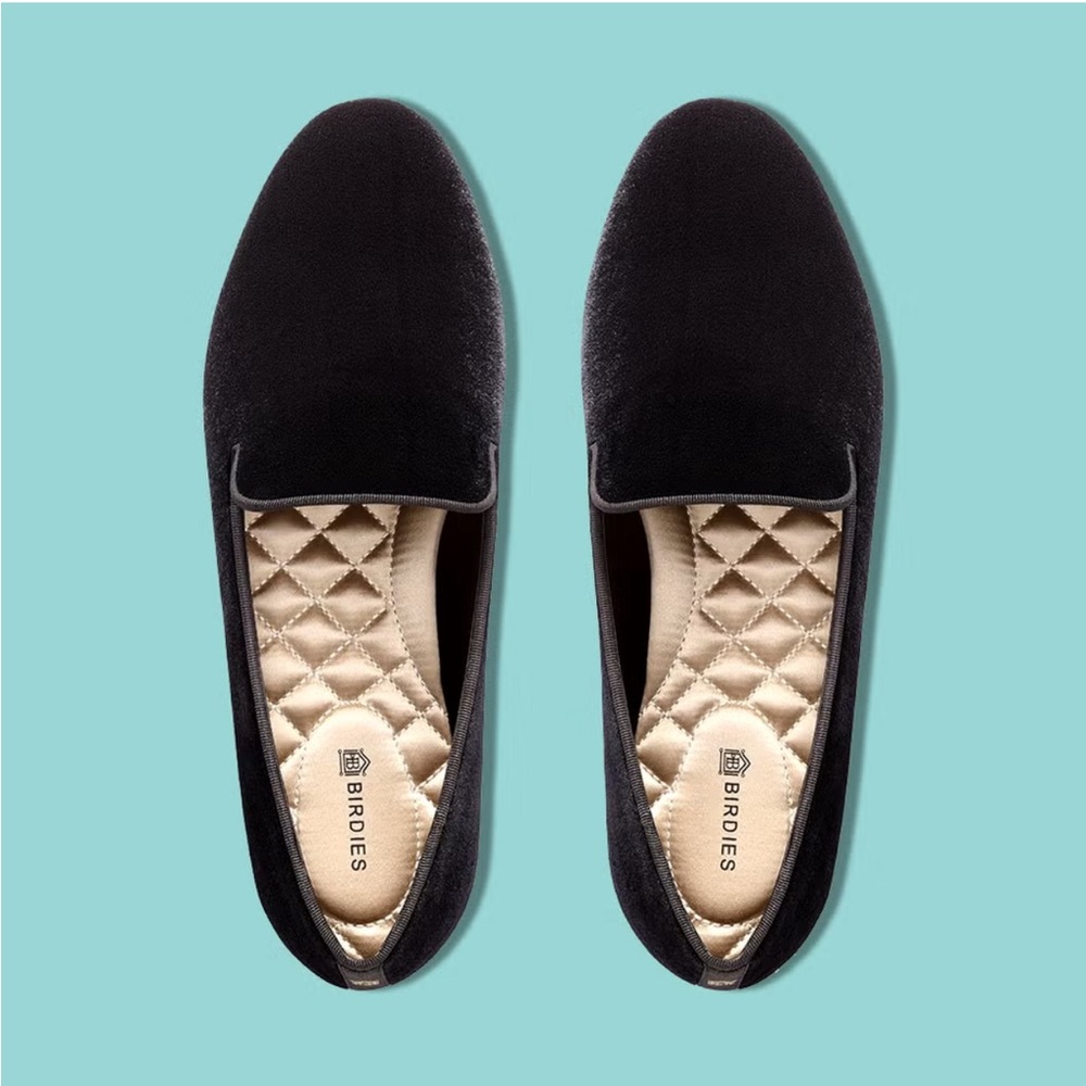 Birdies Women's Black Slippers